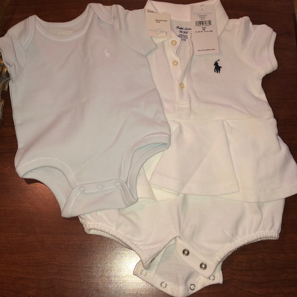Polo baby girl romper